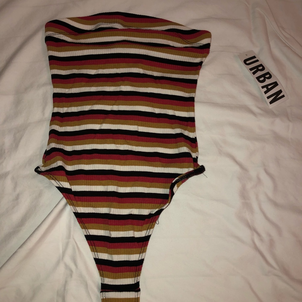 Tube top body suit